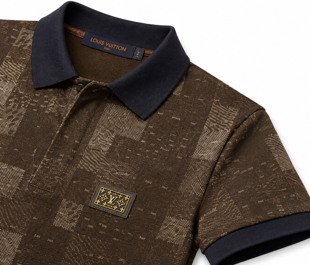 1V Monogram Jacquard Polo