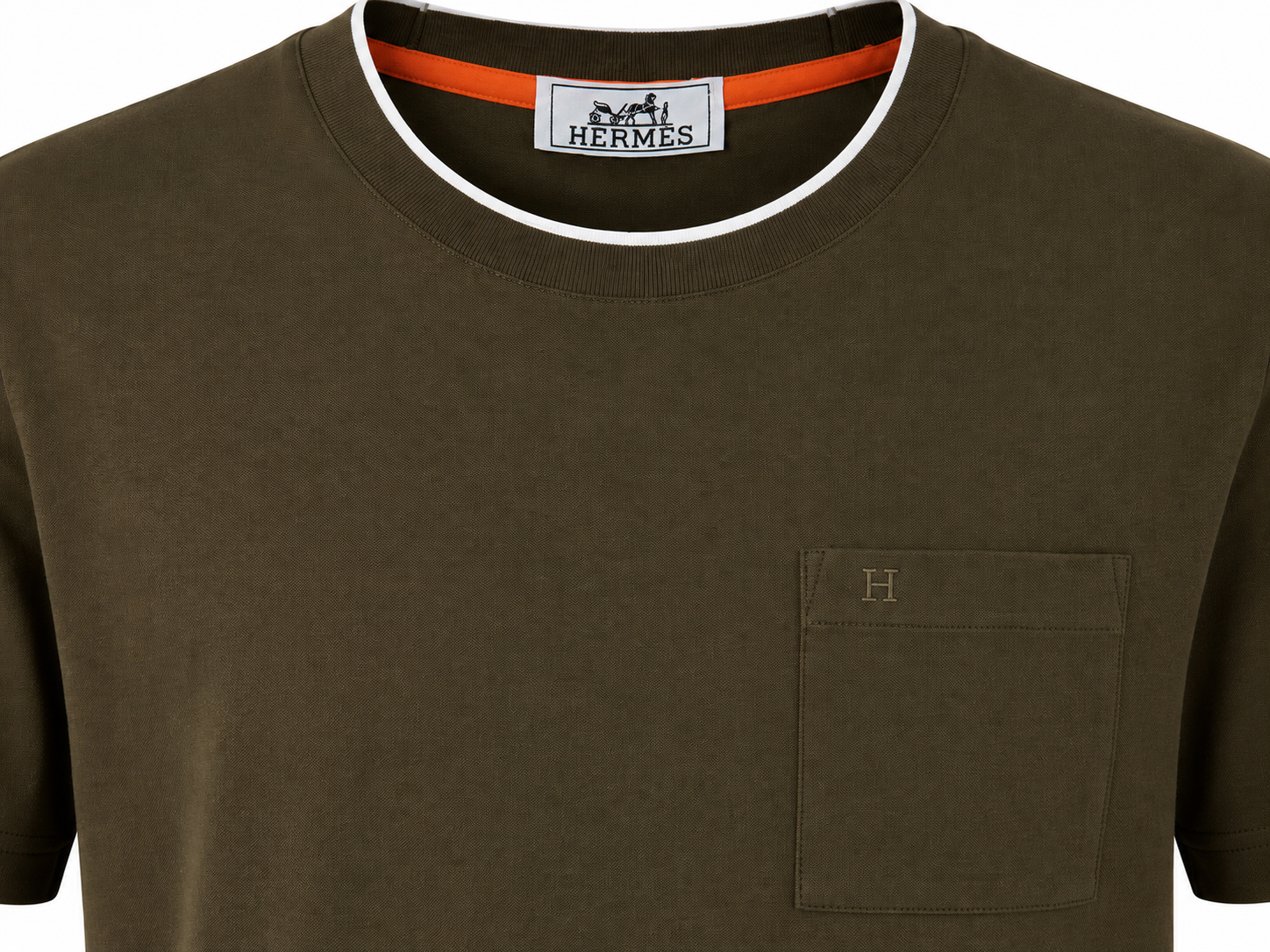 Hermès Olive Green T-Shirt