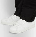 Valentino Garavani Open Rockstud Leather Sneakers - White