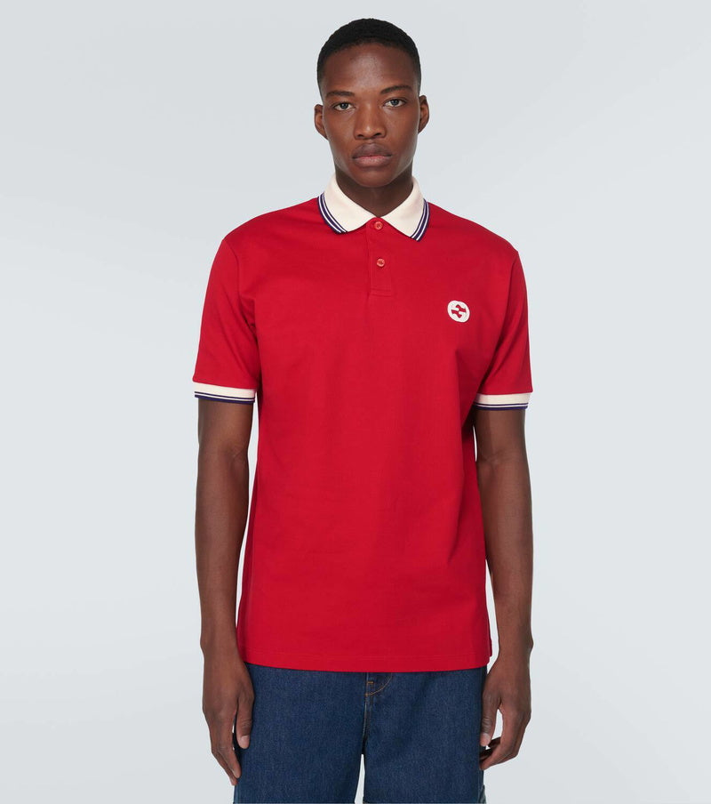 Gucci GG cotton-blend polo shirt