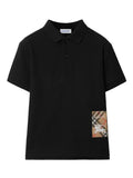 BURBERRY - 'Vintage Check' cotton polo shirt