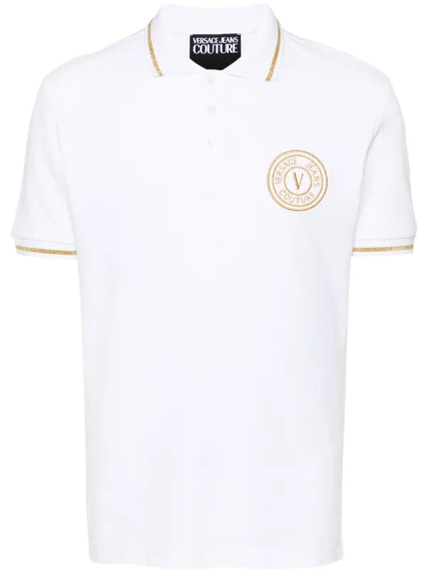 Versace Jeans Couture
logo-embroidered cotton polo shirt