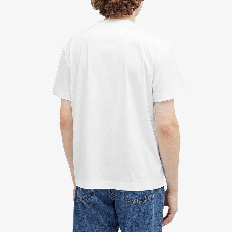 Valentino Men's V Pocket Logo Shirt in White