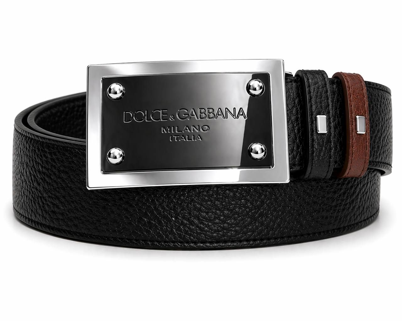 DOLCE & GABBANA 
Reverse Belt Black/Brown