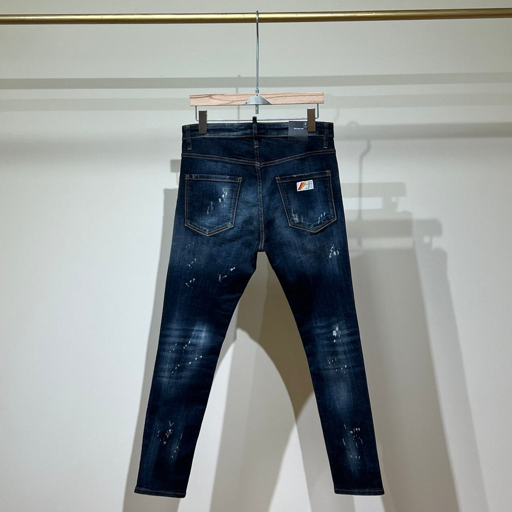 DSQUARED2 بنطال جينز أزرق بتصميم Cool Guy