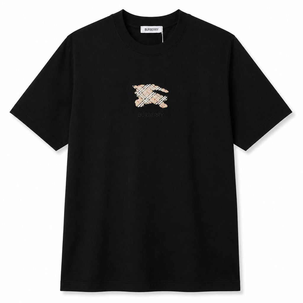 Burberry Equestrian Knight Check Cotton T-Shirt