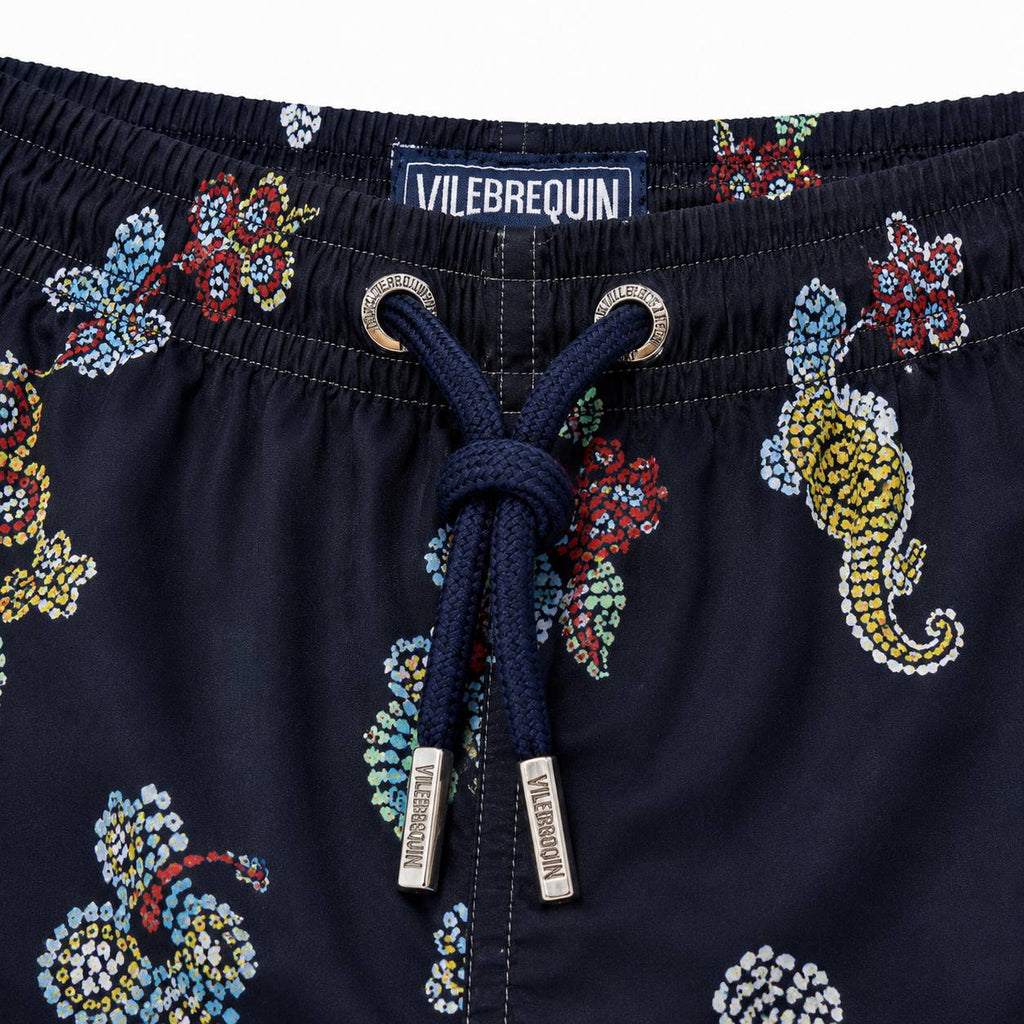 Vilebrequin Marine Print Swim Shorts – Navy