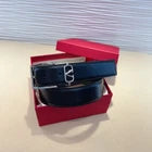 VALENTINO - silver logo buckle