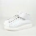 Alexander McQueen Hi Top Strap Wedge Sole Sneaker